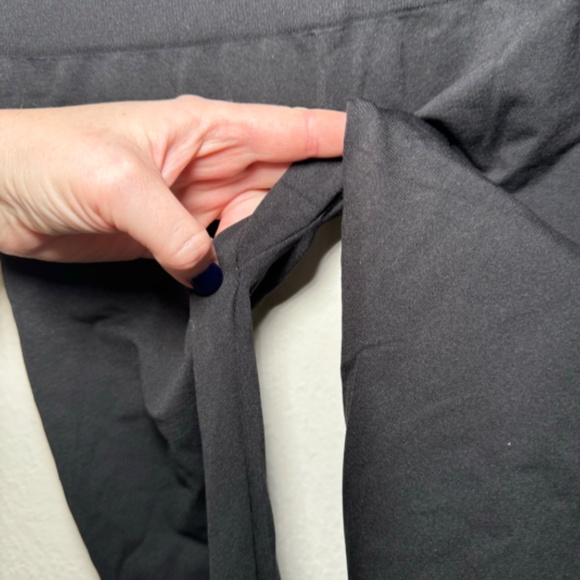 Spanx Leggings Women's LG Black Ribbed Stretch Casual Everyday - Picture 5 of 7